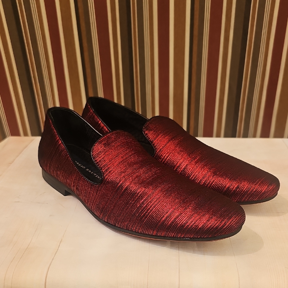 Elegant Red Men's Loafers